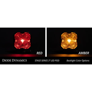 Diode Dynamics SS3 SAE/DOT White Pro LED Pod - Pair - Truck Brigade