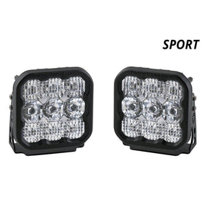 Diode Dynamics SS5 White Sport LED Pod - Pair - Truck Brigade