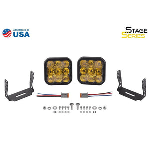 Diode Dynamics SS5 Yellow Sport LED Pod - Pair - Truck Brigade