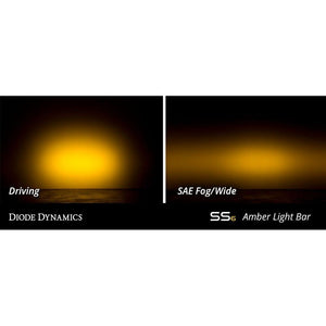 Diode Dynamics Stage Series 6" SAE Amber Light Bar - Truck Brigade