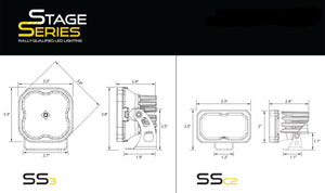Diode Dynamics Stage Series Backlit Ditch Light Kit | Toyota Tacoma (2024 - 2025) - Truck Brigade