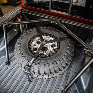 Dirt King 3 Way Spare Tire Strap & Mounts | Truck Brigade