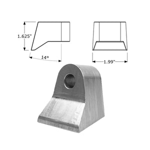 Dirt King Billet Limit Strap Clevis Mount | Truck Brigade