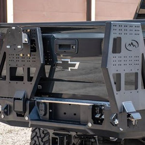 Expedition One Dual Swing Out Rear Bumper | Chevy Silverado 3500 (2015-2019) - Truck Brigade