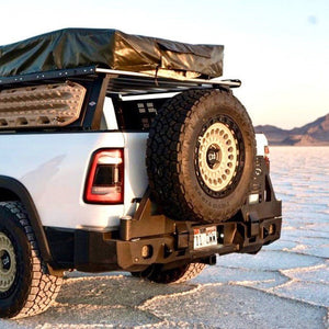 Expedition One Dual Swing Out Rear Bumper | RAM 1500 (2019-2022) - Truck Brigade