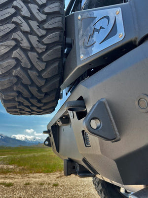 Expedition One Smooth Motion Tire Carrier Rear Bumper System | Land Rover Defender (2020 - 2026) | Truck Brigade