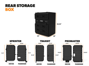 Flatline Van Co Rear Storage Box | Truck Brigade