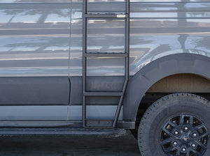 Flatline Van Co Side Ladder | Ford Transit High Roof (2023 - 2024) | Truck Brigade