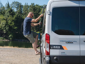 Flatline Van Co Side Ladder | Ford Transit Mid Roof (2023 - 2024) | Truck Brigade