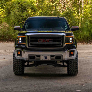 Form Lights LED Projector Headlights (Amber DRL) | GMC Sierra 1500 (2014-2018) - Truck Brigade