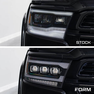 Form Lights LED Sequential Projector Headlights | RAM 1500 (2019-2023) - Truck Brigade