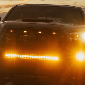 Heretic Behind the Grille 30" Amber Lens Light Bar | Toyota Tacoma (2016-2022) - Truck Brigade