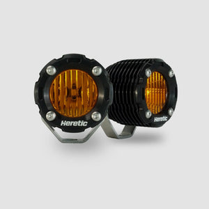 Heretic Studio BA - 1R Amber LED Pod Light - Pair - Truck Brigade