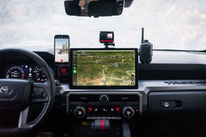 ICS FAB Dash Mount - 14 Inch Screens | Toyota Tacoma (2024 - 2025) - Truck Brigade