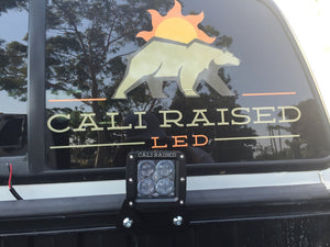 Cali Raised Bed Rail LED Pod Brackets Kit For Toyota Truck