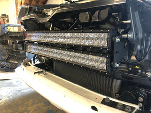 Cali raised 32 Inch Hidden Grille LED Light Bar Brackets Kit | Toyota 4Runner (2014-2022)