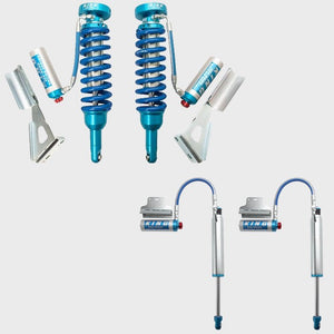 King 2.5 Remote Reservoir Extended Travel Coilovers and Rear Shocks | Toyota Tacoma (2005-2023) - Truck Brigade