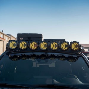 Prinsu Front - Facing Light Bar Brackets KC Gravity Titan/Pro6 - Truck Brigade
