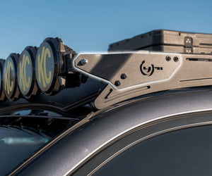 Prinsu Front - Facing Light Bar Brackets KC Gravity Titan/Pro6 - Truck Brigade