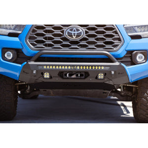 Rago Fabrication Center Mount Winch Front Bumper W/ Top Hoop | Toyota Tacoma (2016 - 2023) - Truck Brigade