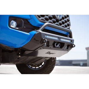 Rago Fabrication Center Mount Winch Front Bumper W/ Top Hoop | Toyota Tacoma (2016 - 2023) - Truck Brigade
