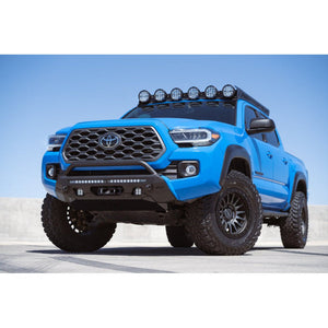 Rago Fabrication Center Mount Winch Front Bumper W/ Top Hoop | Toyota Tacoma (2016 - 2023) - Truck Brigade