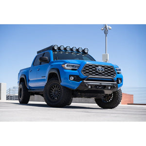 Rago Fabrication Center Mount Winch Front Bumper W/ Top Hoop | Toyota Tacoma (2016 - 2023) - Truck Brigade