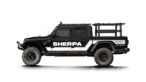 Sherpa Bed Rack- Rack-Height PAK System | Jeep Gladiator (2020-2026) | Truck Brigade