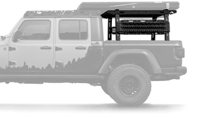 Sherpa Bed Rack- Rack-Height PAK System | Jeep Gladiator (2020-2026) | Truck Brigade