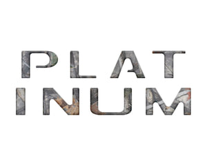 TUFSKINZ Platinum Tailgate Letter Inserts Fits | Ford F150 (2021 - 2024) - Truck Brigade