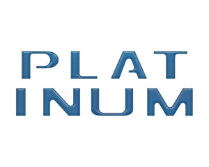 TUFSKINZ Platinum Tailgate Letter Inserts Fits | Ford F150 (2021 - 2024) - Truck Brigade