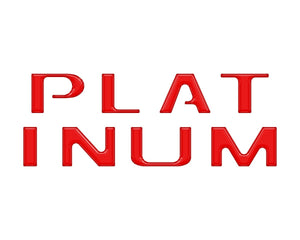 TUFSKINZ Platinum Tailgate Letter Inserts Fits | Ford F150 (2021 - 2024) - Truck Brigade