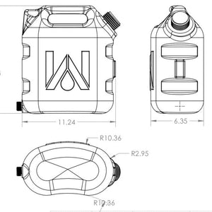 WaterPORT GoSpout 2.0 Portable Water Tank - Truck Brigade