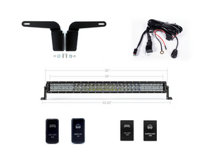 Cali Raised Lower Bumper Flush Mount 32 Inch LED Light Bar Kit | Toyota 4Runner (2003-2009)