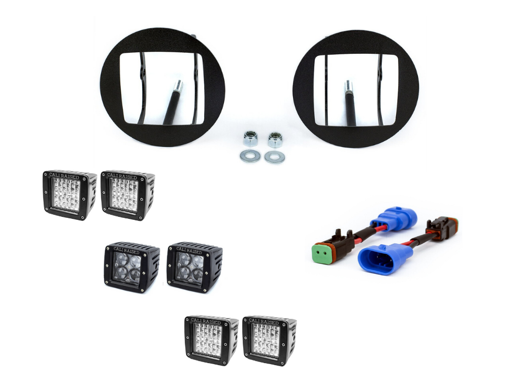 Cali Raised LED Fog Light Replacement Bracket Kit | Toyota Tacoma (2005-2011)