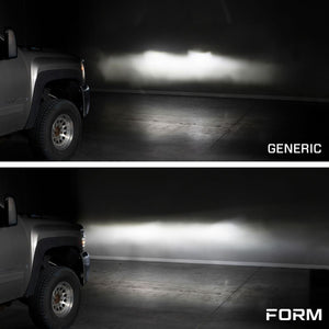 Form Lights LED Reflector Headlights | Chevy Silverado 3500 (2007-2013)