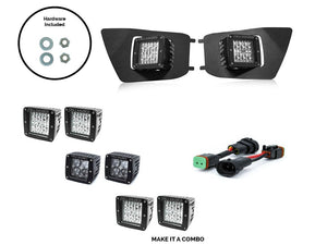 Cali Raised LED Fog Light Pod Replacement Brackets Kit | Toyota Tacoma (2012-2015)