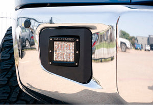 Cali Raised LED Fog Light Pod Replacements Brackets Kit | Toyota Tundra (2014-2021)