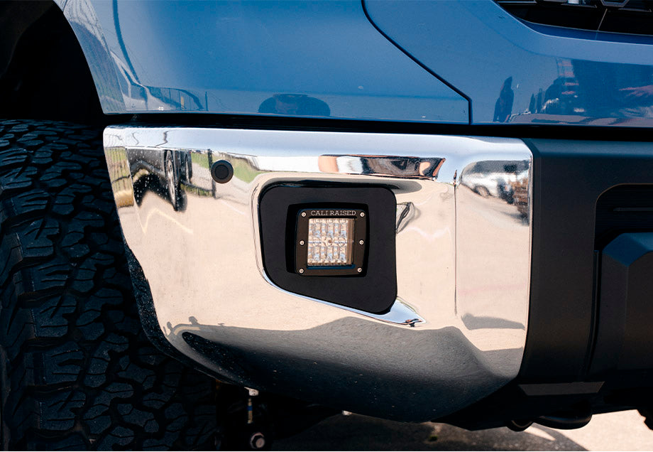 Cali Raised LED Fog Light Pod Replacements Brackets Kit | Toyota Tundra (2014-2021)