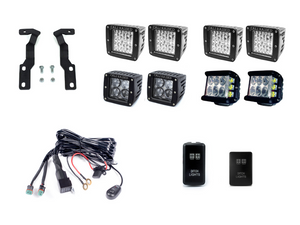 Cali Raised Low Profile Ditch Light Bracket Kit | Toyota Tacoma (2016-2023)