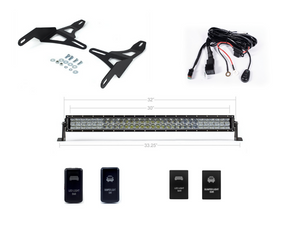 Cali Raised 32 Inch Lower Bumper Hidden LED Light Bar Kit | Toyota Tacoma (2016-2023)