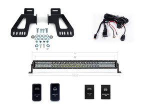 Cali Raised 32 Inch Upper Grille LED Light Bar Bracket Kit | Toyota Tacoma (2016-2023)