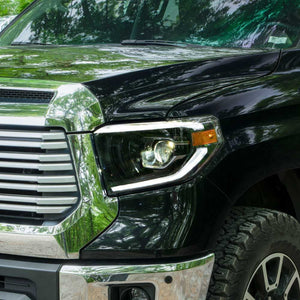 Side view of Toyota Tundra(2014-2021) with Form Lights LED Projector Headlights