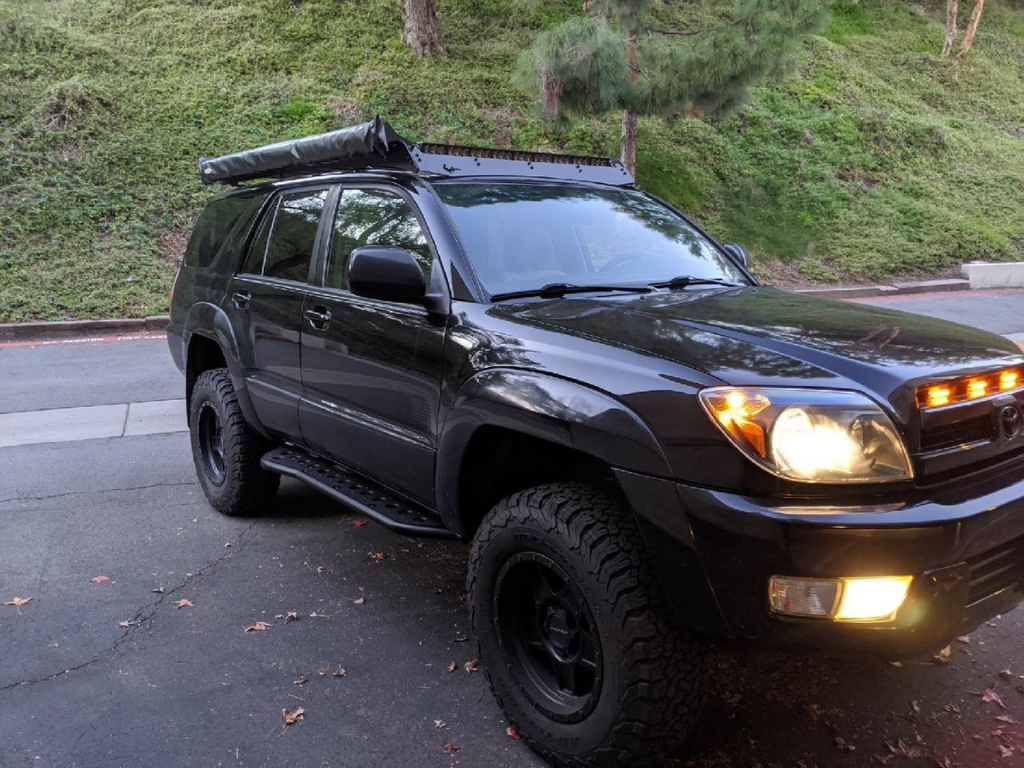 Cali Raised Step Edition Bolt-On Rock Sliders | Toyota 4Runner (2003-2009)