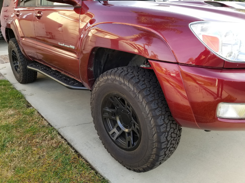Cali Raised Step Edition Bolt-On Rock Sliders | Toyota 4Runner (2003-2009)