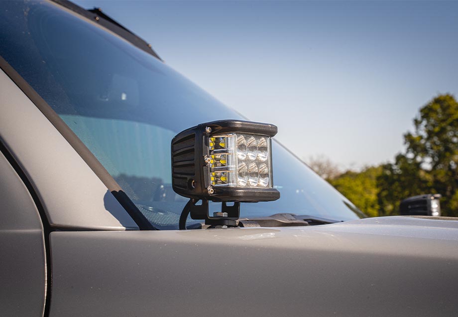 Cali Raised Low Profile LED Ditch Light Brackets | Toyota 4Runner (2010-2024)