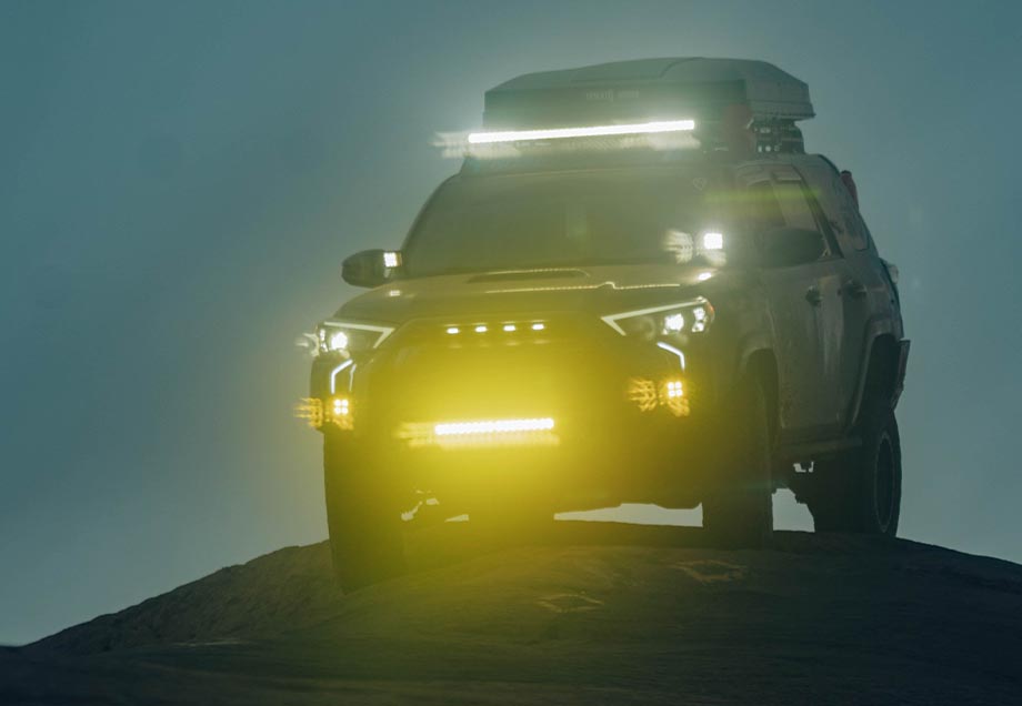 Cali Raised Low Profile LED Ditch Light Brackets | Toyota 4Runner (2010-2024)