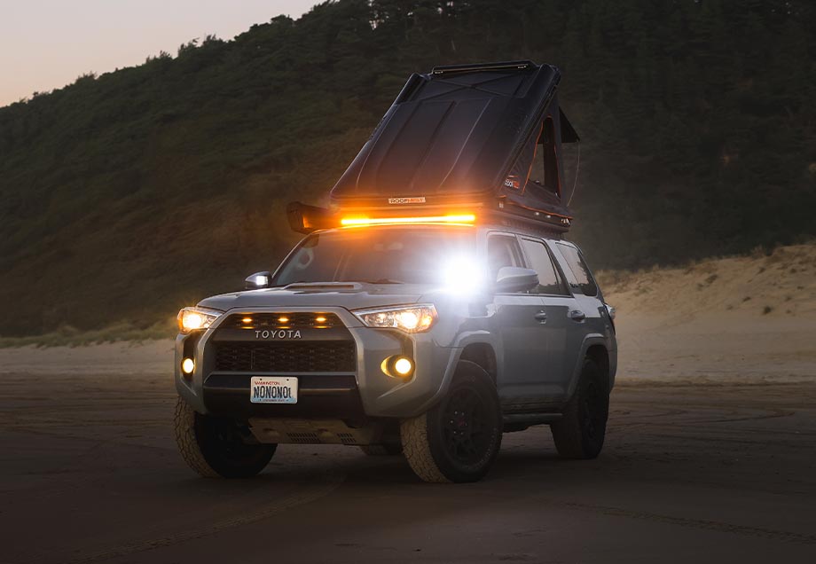 Cali Raised Low Profile LED Ditch Light Brackets | Toyota 4Runner (2010-2024)