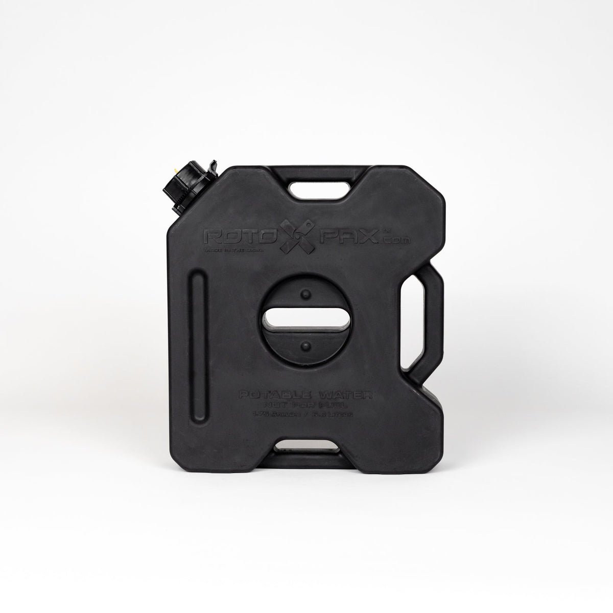RotoPaX 1.75 Gallon Water Container - Black