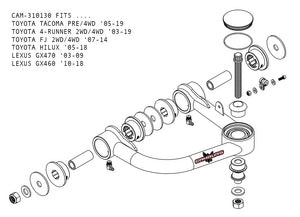 Camburg King 2.5 Performance Kit | Lexus GX470 (2003-2009)